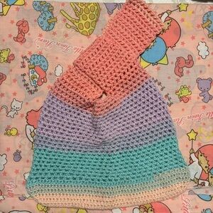 ✨Glittery✨pastel crochet dumpling bag